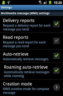 When the box next to the menu item is ticked (V), the function is turned on.