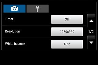 Press the field next to Resolution.
