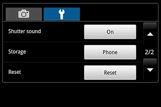 Press the field next to Storage.