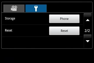 Press the field next to Storage.