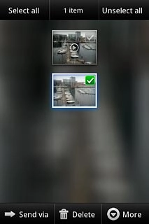 When the file is ticked (V), it's selected.