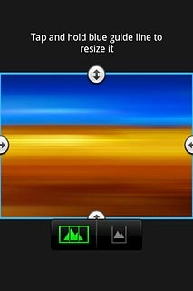 Drag the frame to the required position to select the required detail.