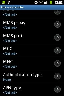 Press Authentication type.