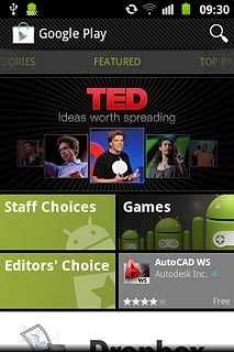 Press the search icon.