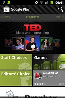 Press the search icon.