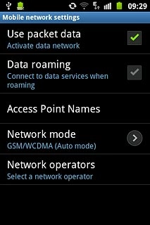 When the box next to the menu item is ticked (V), the function is turned on.