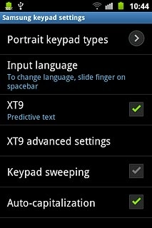 Press Portrait keypad types.
