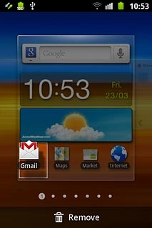 Drag the shortcut to Remove.