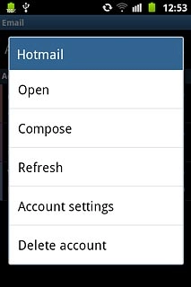 Press Delete account.