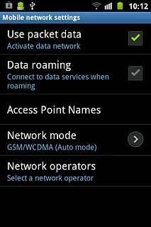 Press Access Point Names.
