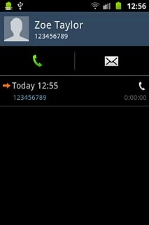 Press the call icon.