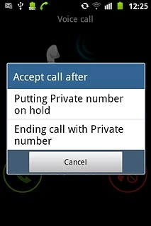 Press Putting  on hold.