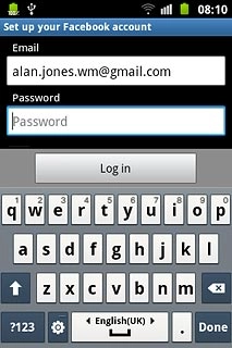 Press Password and key in your password.
