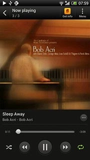Press the repeat icon the necessary number of times to select the required setting.