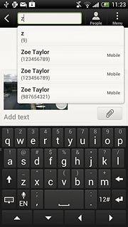 Press the required contact.Write the text for your picture message.