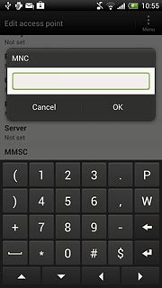 Key in 03 and press OK.