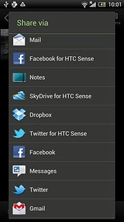 Press Gmail.An email message containing the picture or video clip is created.
