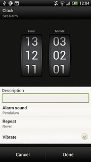 Press Vibrate to turn the function on or off.