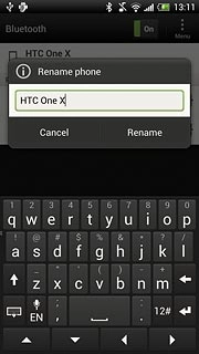 Key in the required name and press Rename.