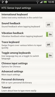 Press Advanced settings.