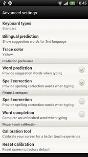Press Keyboard types.