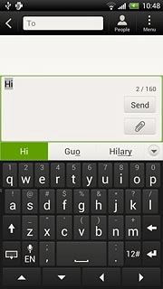 Press arrow down to see more words.