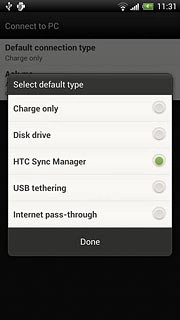 Press HTC Sync Manager.