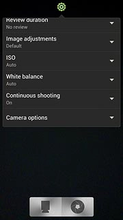 Press Camera options.