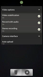 When the field next to the menu item is ticked (V), the function is turned on.