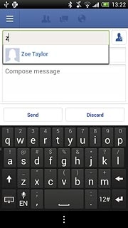 Press the required contact.