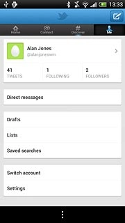 Press Direct messages.