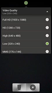 Press the required resolution.