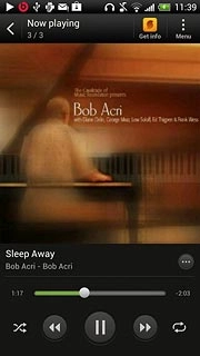 Press the pause icon.