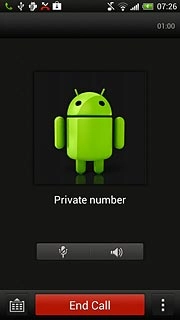 Press End Call to end the call.