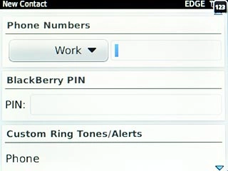 Highlight the field below Phone Numbers.Key in the required phone number.
