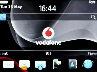 Scroll to the profile icon and press the Navigation key.