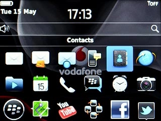 Scroll to Contacts and press the Navigation key.Key in the first letters of the required contact.Matching contacts are displayed.
