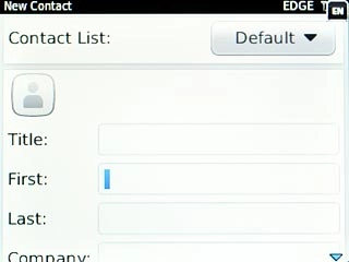 Highlight the field next to First and key in the required first name.