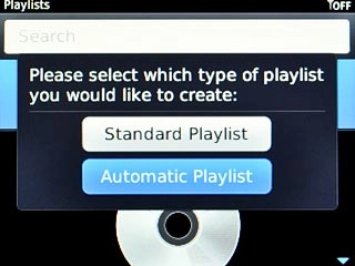 If you selected Automatic Playlist in step 2: