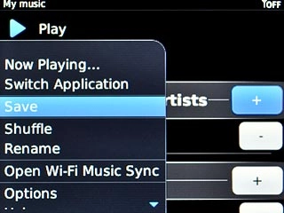 Scroll to Save and press the Navigation key.