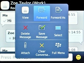 Scroll to Forward and press the Navigation key.Key in the first letters of the required contact.Matching contacts are displayed.
