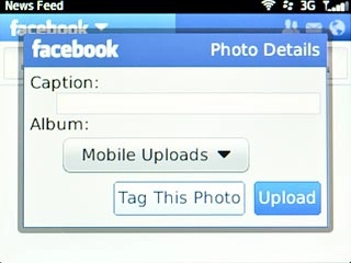 Scroll to Upload and press the Navigation key.