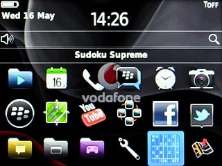 Highlight the app you've just downloaded and press the Navigation key.Follow the instructions on the display to use the app.