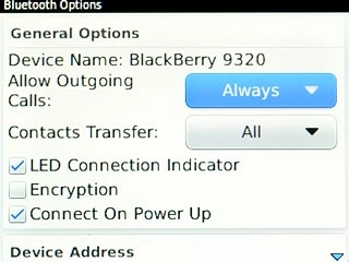 Scroll to Allow Outgoing Calls and press the Navigation key.