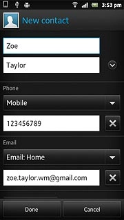 Press the picture icon above the name.
