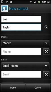 Press Phone and key in the required phone number.