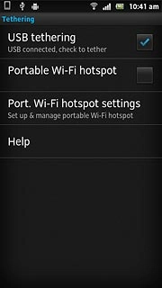 When the box next to the menu item is ticked (V), the function is turned on.