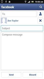 Press Subject and key in the required subject.