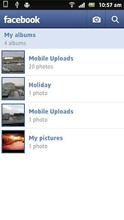 Press the camera icon.