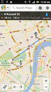 Press the layer icon.